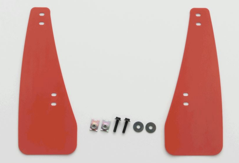 Cusco 2023+ Toyota GR Corolla (GZEA14H) AWD Front Red EVA Mud Flaps - Set of 2 - 1H1 850 FR