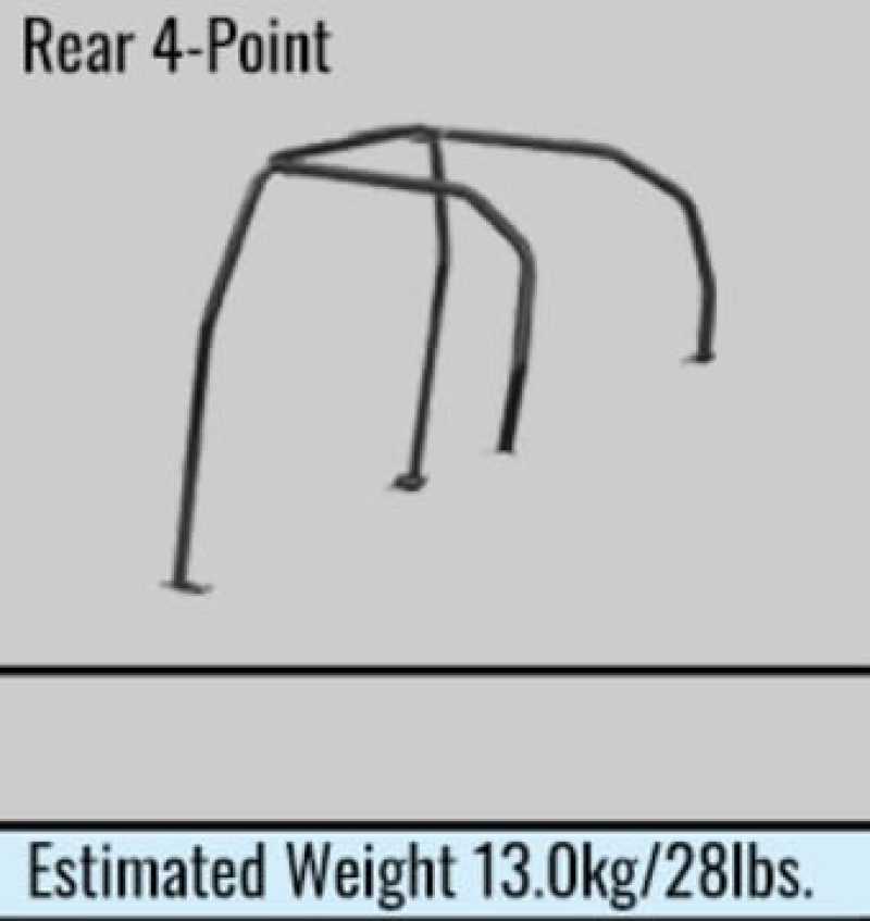 Cusco Roll Cage 4pt Safety21 Steel Non Sunroof 4 passenger Toyota SXE10 IS300 (S/O / No Cancel) - 195 270 A20