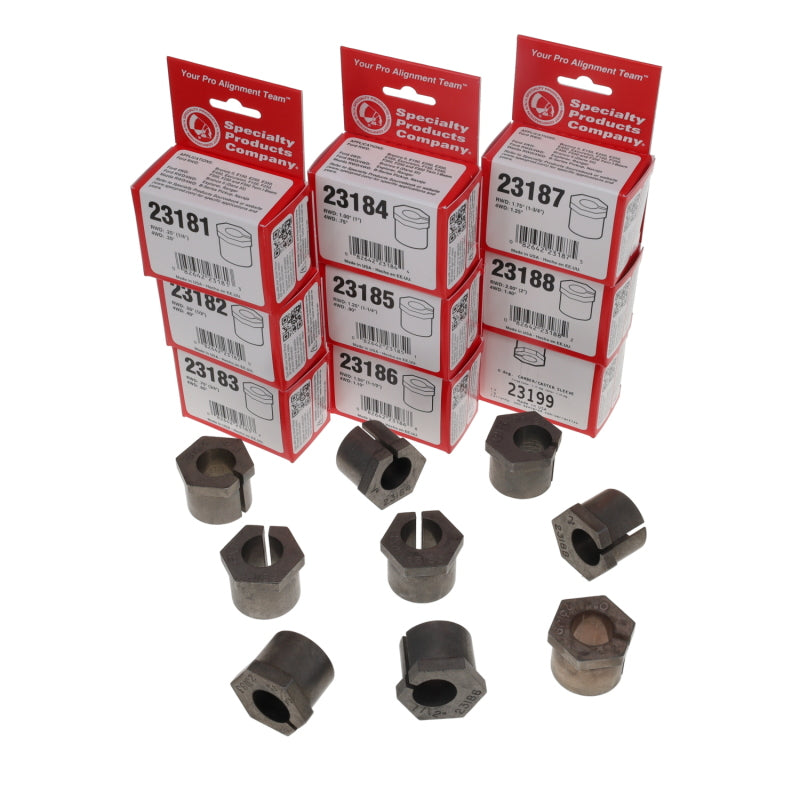 SPC Performance SET (9) Camber/Caster Sleeve - 23180