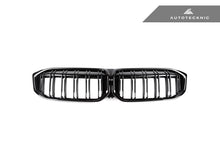 Load image into Gallery viewer, AutoTecknic Dual-Slats Gloss Black Front Grille - BMW G20 3-Series LCI