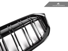 Load image into Gallery viewer, AutoTecknic Dual-Slats Gloss Black Front Grille - BMW G20 3-Series LCI