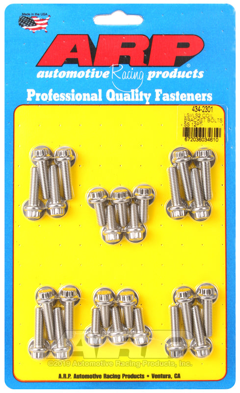 ARP LS1 LS2 SS 12pt Coil Bracket Bolt Kit - 434-2301