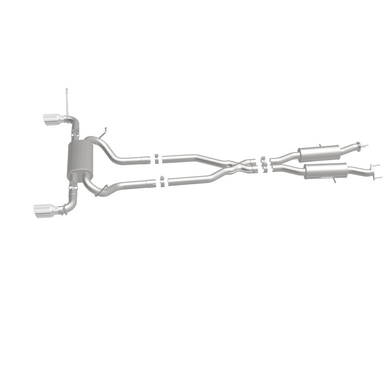 MagnaFlow Cat-Back SS 2.5in Dual Split Rear 4in Black Tip 11-16 Jeep Grand Cherokee 5.7L V8/3.6L V6 - 19216