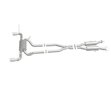 Load image into Gallery viewer, MagnaFlow Cat-Back SS 2.5in Dual Split Rear 4in Black Tip 11-16 Jeep Grand Cherokee 5.7L V8/3.6L V6 - 19216