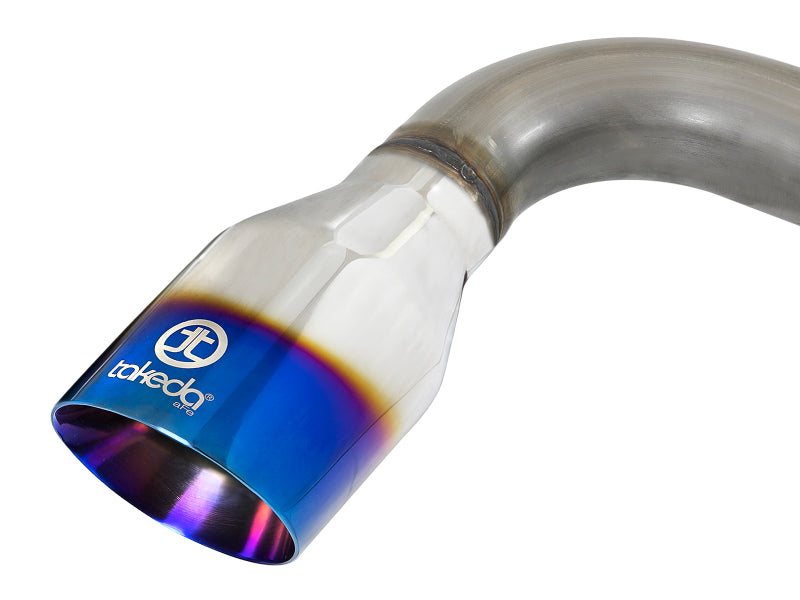 aFe Takeda 304SS Cat-Back Exhaust w/Blue Flame Tips 2018 Hyundai Elantra GT Sport I4 1.6L (t) - 49-37003-1L