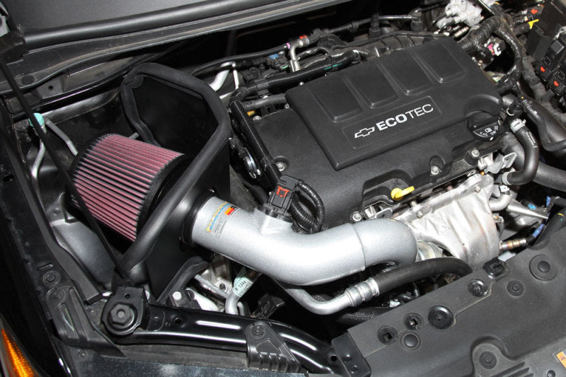 K&N 12 Chevy Sonic 1.4L Silver Typhoon Performance Intake - 69-4524TS