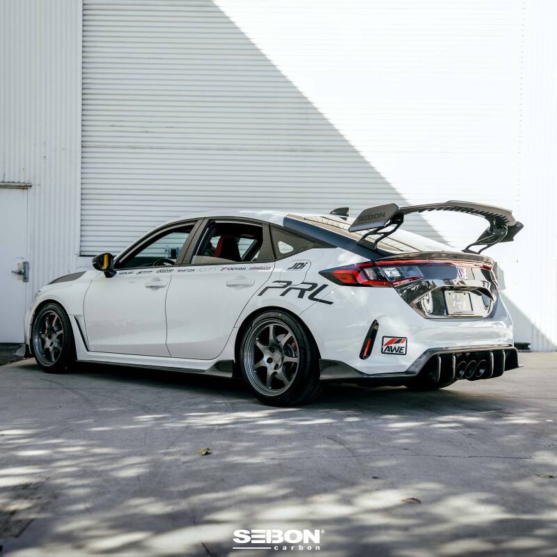 Seibon 23-24 Honda Civic Type R MB-Style Carbon Fiber Rear Spoiler - RS23HDCVRC-MB