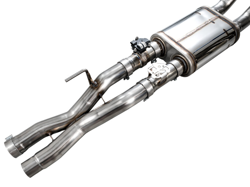 AWE Tuning Gen 3 Raptor R SwitchPath Exhaust - Chrome Silver Tips - 3025-32852