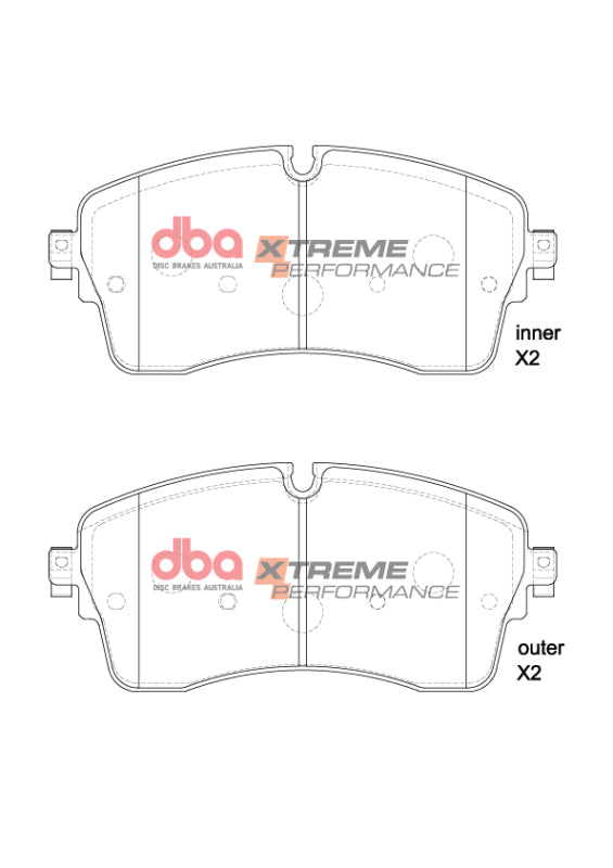DBA 2018+ Jaguar E-Pace (w/18in Wheels) XP Performance Front Brake Pads - DB15257XP