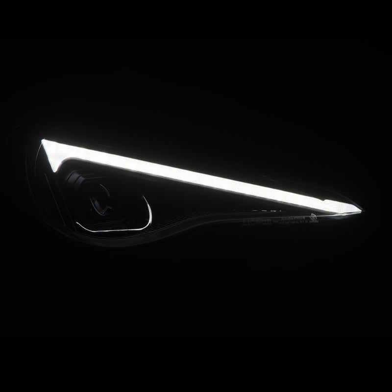 AlphaRex 13-20 Toyota GT86/Subaru BRZ/Scion FRS LUXX-Series LED Proj Hdlights Black Seq Signal/DRL - 880900