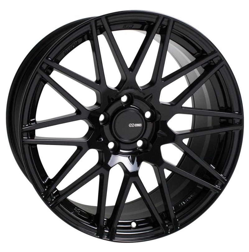 Enkei TMS 17x8 5x100 45mm Offset 72.6mm Bore Gloss Black Wheel - 515-780-8045BK