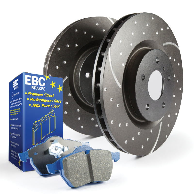 EBC S6 Kits Bluestuff Pads and GD Rotors - S6KF1107