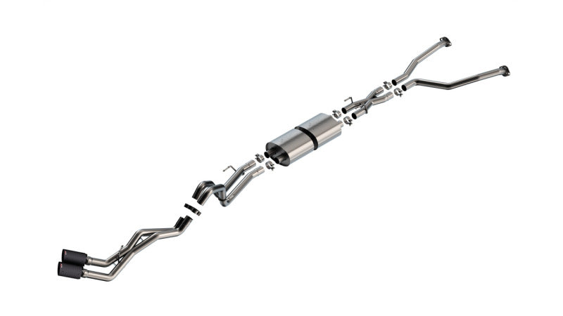 Borla 22-24 Toyota Tundra 3.4L V6 (Inc. Hyb.) Ext. Cab/STD Bed/145.7in WB ATAK Cat-Back - Carbon - 140940CFBA