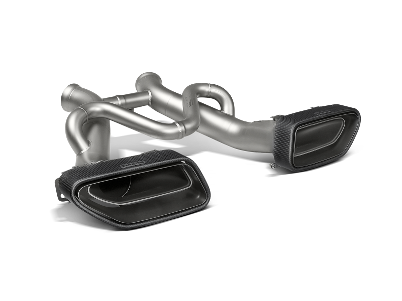 Akrapovic 14-17 McLaren 650S/650S Spyder Slip-On Line (Titanium) w/ Carbon Tips - S-MC/TI/2