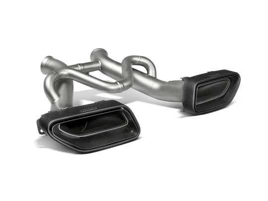 Akrapovic 14-17 McLaren 650S/650S Spyder Slip-On Line (Titanium) w/ Carbon Tips - S-MC/TI/2