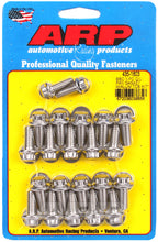 Load image into Gallery viewer, ARP BB Chevy1-pc Oil Pan Gasket w/ Alum Timing Cover 12pt Bolt Kit - 435-1803