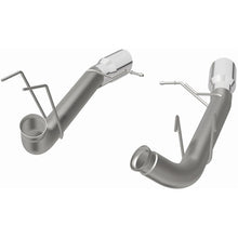 Load image into Gallery viewer, MagnaFlow 13 Ford Mustang Dual Split Rear Exit Stainless Axle-Back Cat Back Exhaust (Competition) - 15152