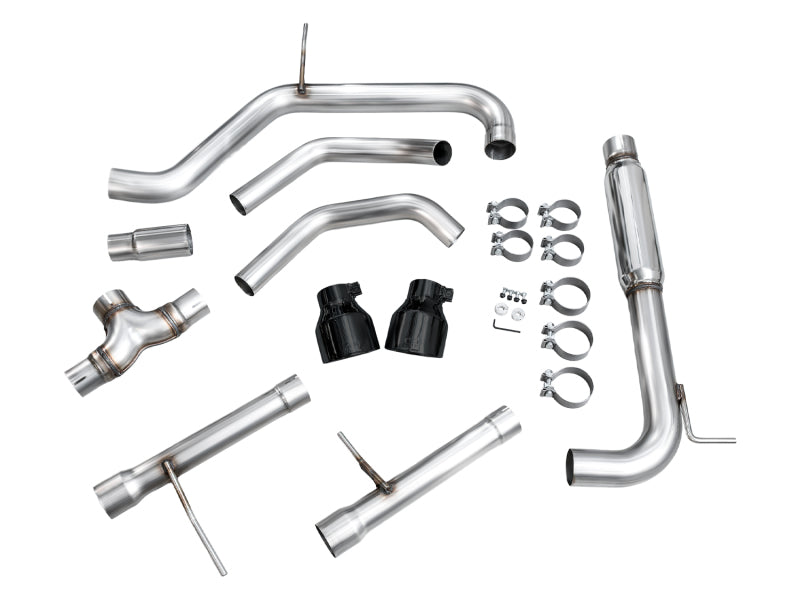 AWE Tuning 22-25 Volkswagen Jetta GLI Track Edition Exhaust - Diamond Black Tips - 3020-33275