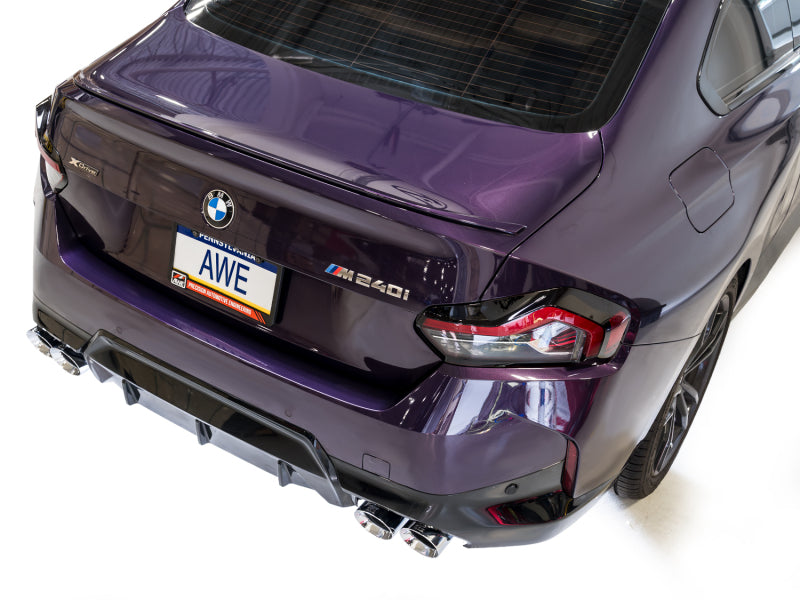 AWE Tuning 22-26 BMW M240i (G42) Touring Edition Exhaust - Chrome Silver Tips - 3015-42240