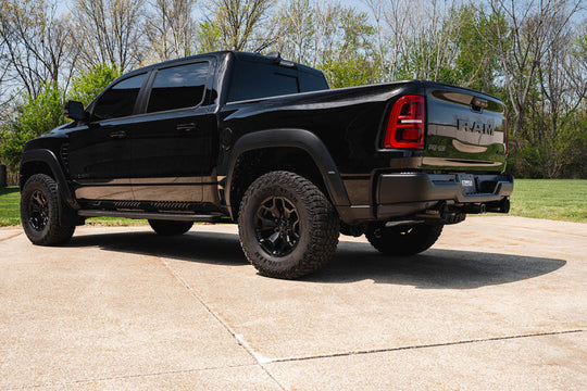 Corsa 25-26 RAM 1500 RHO Crew Cab 3.0L Turbo Cat-Back Dual Rear Exit w/ 5in Single Black Pro Series - 21389BPC