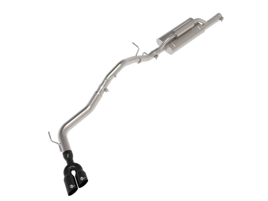 aFe 2024+ Ford Ranger L4-2.3L (t) Vulcan Series 2.5in to 3in Cat-Back Exhaust w/ Black Tip - 49-33148-B