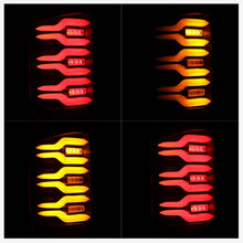 Load image into Gallery viewer, AlphaRex 14-18 Chevrolet Silverado Luxx-Series LED Tail Lights Black w/Activ Light/Seq Signal - 620030