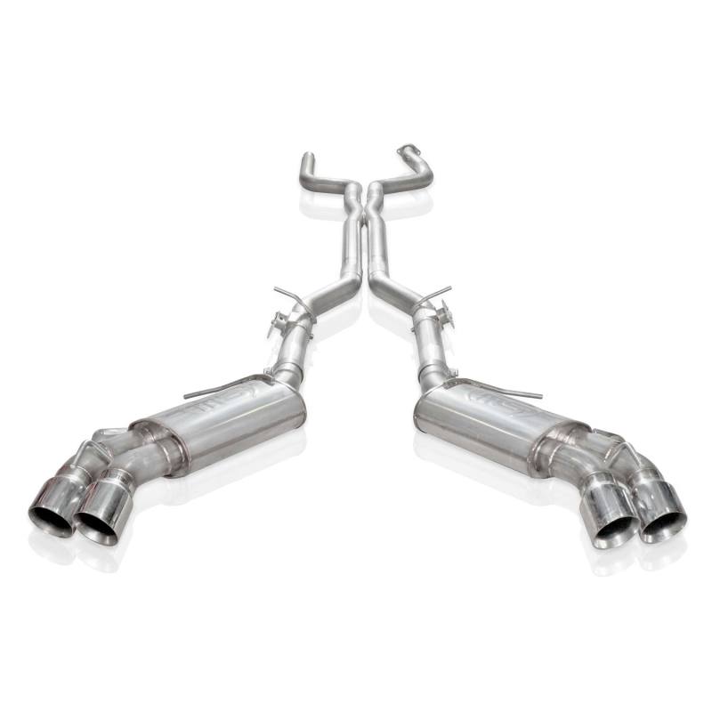 Stainless Works 2016+ Chevy Camaro SS 6.2L 3in Redline Catback w/AFM Valve NPP Valve 4in Quad Tips - CA16AVCBR