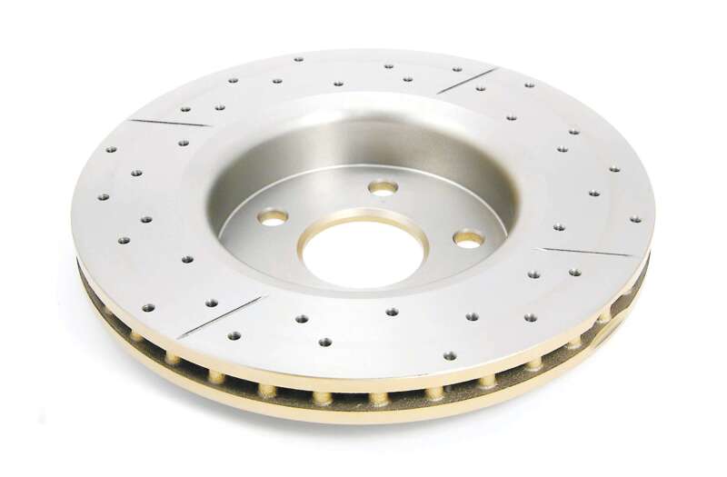 DBA 06-10 Jeep Commander Front Drilled & Slotted Street Series Rotor - DBA2530X