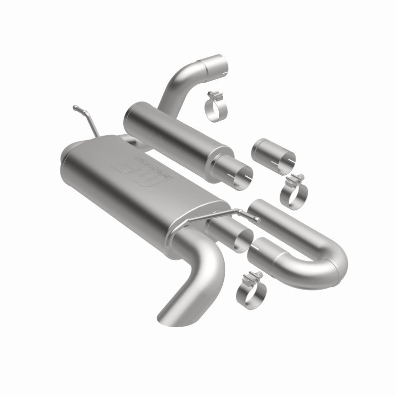 MagnaFlow 18-23 Jeep Wrangler JL 2.0L/3.6L Overland Series Axle-Back Exhaust - 19620