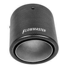 Load image into Gallery viewer, Flowmaster SS Tip 2.50in.IN X 4in.OD Carbon Fiber Weld - 15400