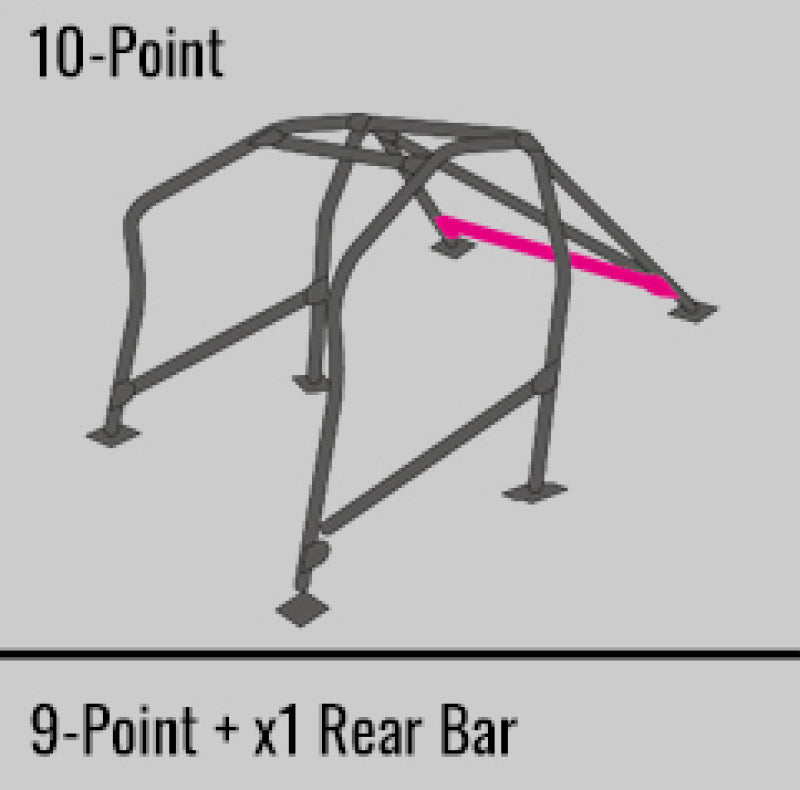 Cusco Steel Roll Cage 10 Point 2 Passenger Escape Dash 2015 Subaru WRX / STI - 6A1 270 W10