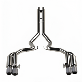 Kooks 18-24 Ford Mustang GT 5.0 3in. Valved Shotgun Cat-Back Exhaust - Carbon Tips - 11514520