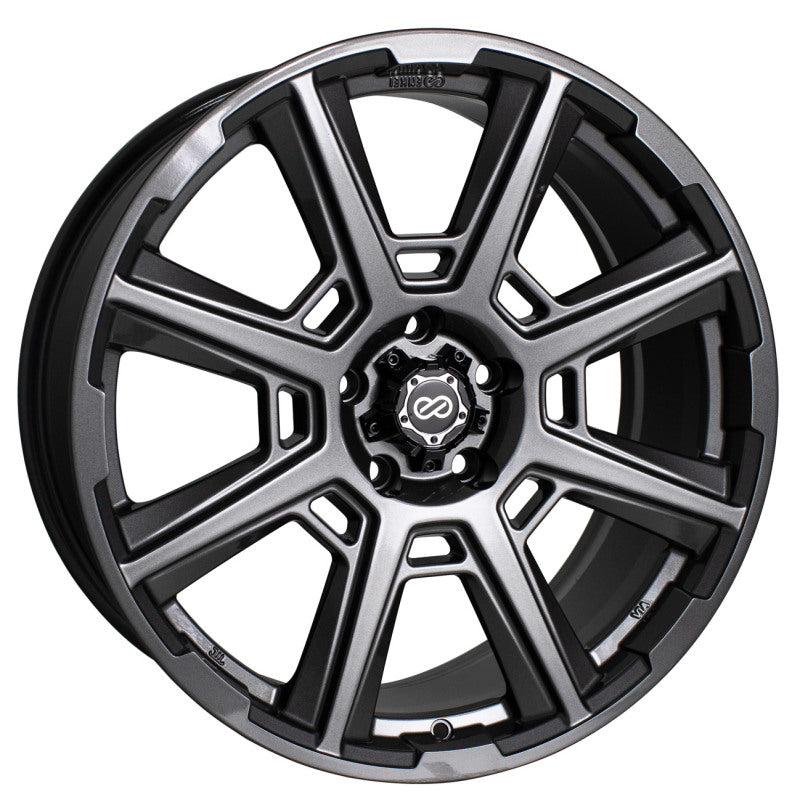 Enkei Storm 18x8 40mm Offset 5x110 72.6mm Bore Anthracite Wheel - 525-880-5140AP