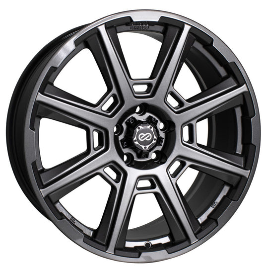 Enkei Storm 18x8 40mm Offset 5x110 72.6mm Bore Anthracite Wheel - 525-880-5140AP