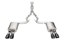 Load image into Gallery viewer, Corsa 2024-2025 Ford Mustang V8 5.0L 3in Cat-Back Exhaust System w/ Twin 4in Black Pro-Series Tips - 21259BLK
