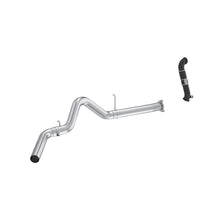 Load image into Gallery viewer, MBRP 07-10 Chevy Silverado / GMC Sierra 2500/3500HD 4in OD CatBack Single Side Exit w/ Downpipe - AL - S6052PLM