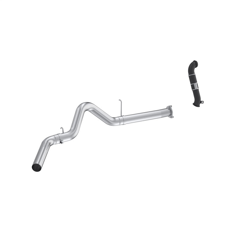 MBRP 07-10 Chevy Silverado / GMC Sierra 2500/3500HD 4in OD CatBack Single Side Exit w/ Downpipe - AL - S6052PLM