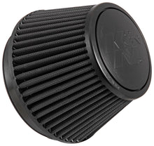 Load image into Gallery viewer, K&amp;N Universal Rubber Filter Round Tapered 6in Flange ID x 7.5in Base OD x 5.25in Top OD x 6.75in H - RU-3106HBK