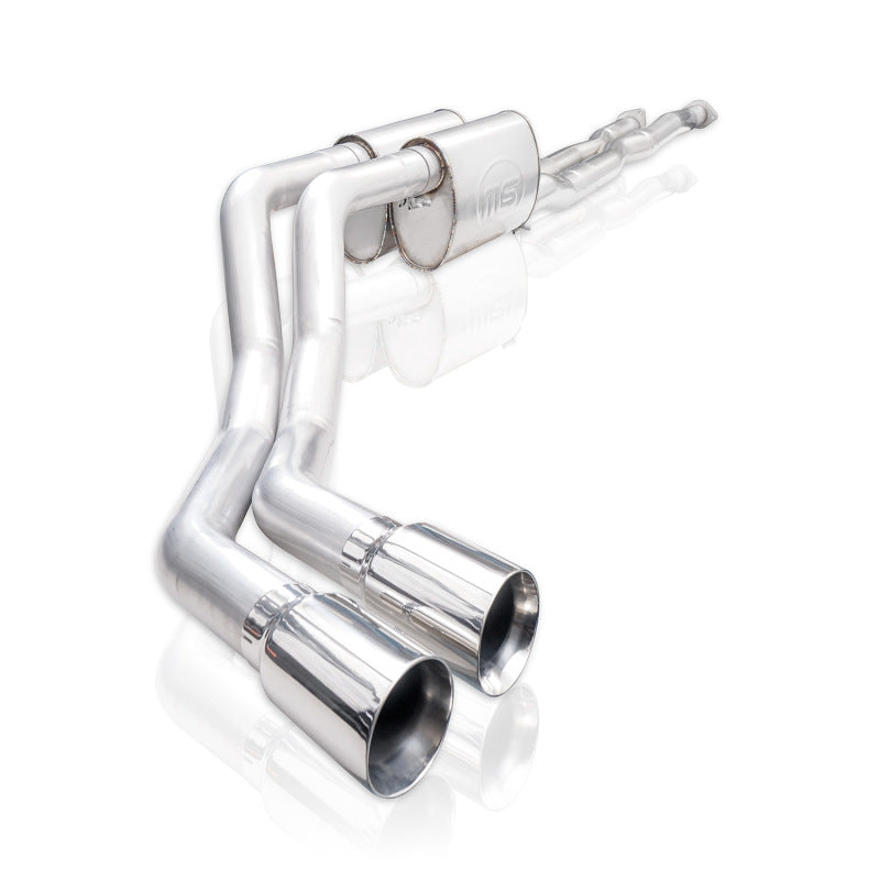 Stainless Works 2014+ Toyota Tundra 5.7L Redline Series Cat-Back Exhaust w/Polished Tips - TOYT14CBR