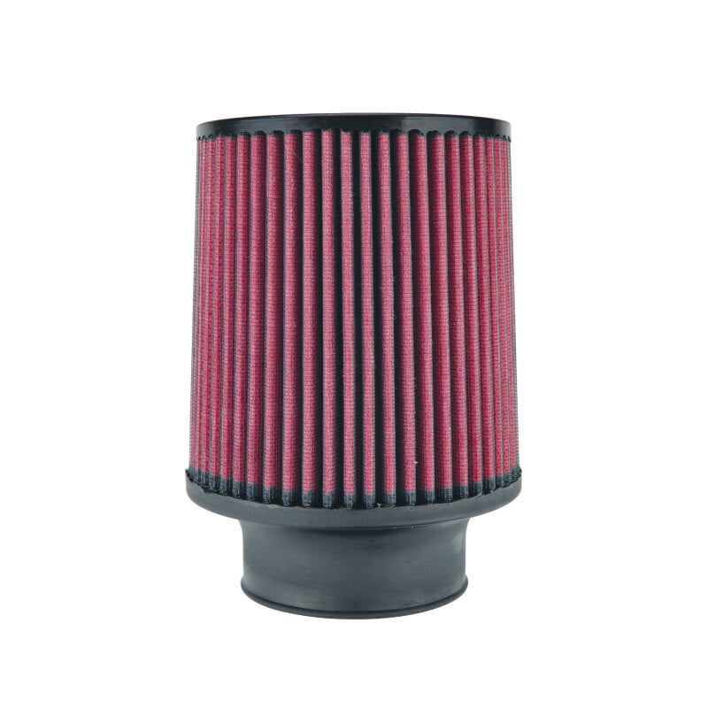 Injen High Performance Air Filter - 3 1/2 Black Oiled Filter 6  Base / 6 7/8 Tall / 5 1/2 Top - X-1021-BR