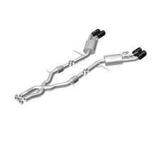 Load image into Gallery viewer, MagnaFlow SYS Cat-Back 2015-2017 Cadillac CTS-V 6.2L Quad 4in Carbon Fiber Tips - 19011