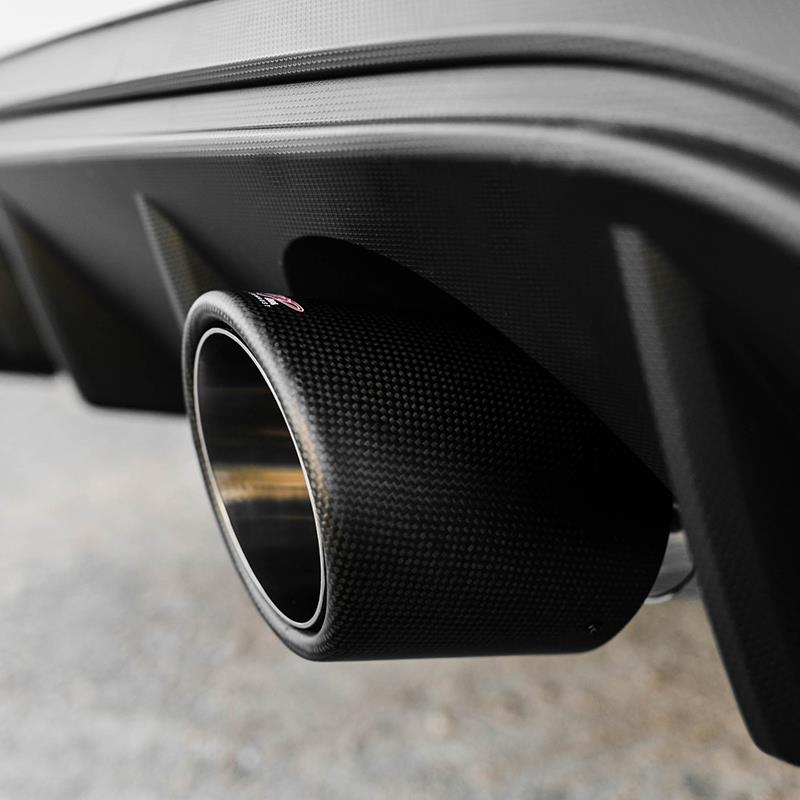 MBRP Universal Carbon Fiber Tip 4in OD / 2.5in Inlet / 7.7in L - T5123CF
