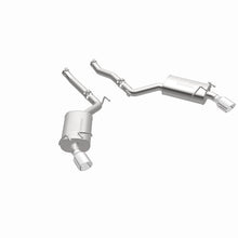 Load image into Gallery viewer, MagnaFlow Axle-Back Stainless Dual Split 4in Polished Tips 10-15 Chevrolet Camaro Convert. 3.6L V6 - 15354