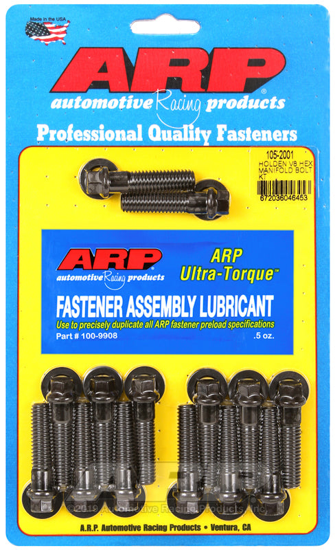 ARP Holden V8 Hex Manifold Bolt Kit - 105-2001