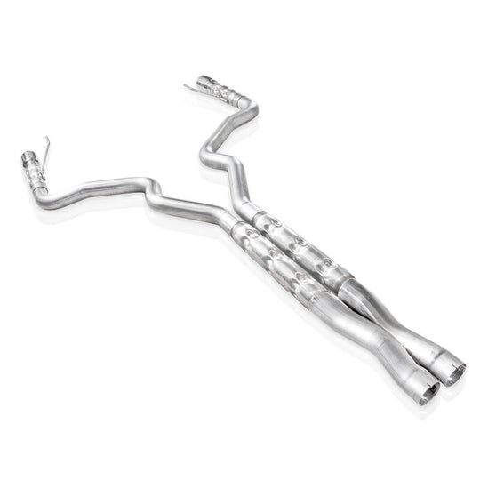 Stainless Works 2015-16 Mustang GT 3in Catback X-Pipe Retro Chambered Mufflers 3in Cores - M15CB3X-LMF