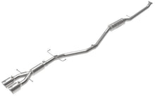 Load image into Gallery viewer, aFe Takeda 2.5in 304SS Cat-Back Exhaust System w/ Polished Tips 17-20 Honda Civic Si Sedan I4 1.5L - 49-36619-P