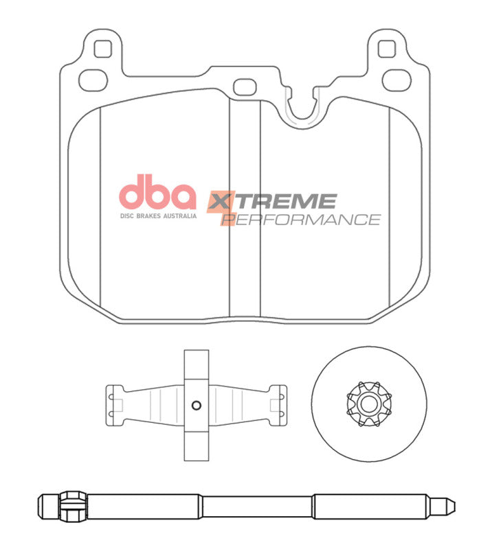 DBA 14-16 BMW 228i (w/M Sport Brakes) Front XP Performance Brake Pads - DB15131XP