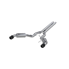 Load image into Gallery viewer, MBRP 15-17 Ford Mustang GT 5L(Coupe) 3in Catback Dual Split Rear w/ 4.5in Carbon Fiber Tips (Street) - S72773CF