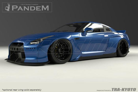 GReddy Nissan GTR R35 Version 2 Pandem X Rocket Bunny Rear Under Diffuser - 17020611