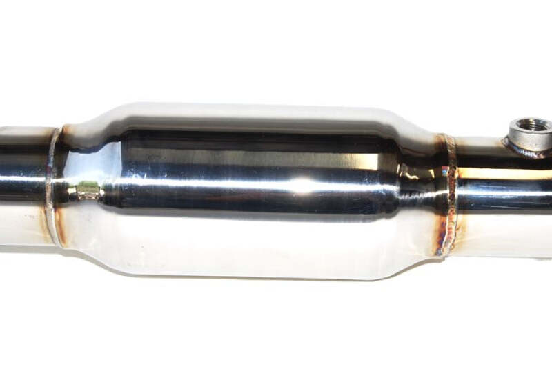 Invidia 08-15 Mitsubishi Evolution X High Flow Cat Downpipe & Test Pipe (One Piece) - HS09MEXDPC